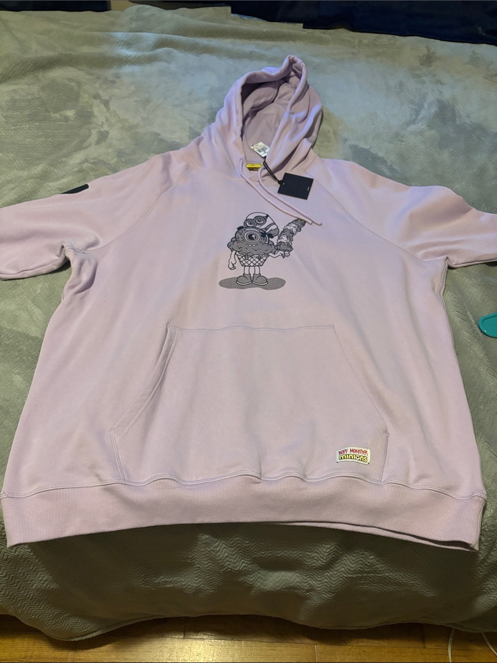 Lavender Buff Monster Minions Hoodie - Men